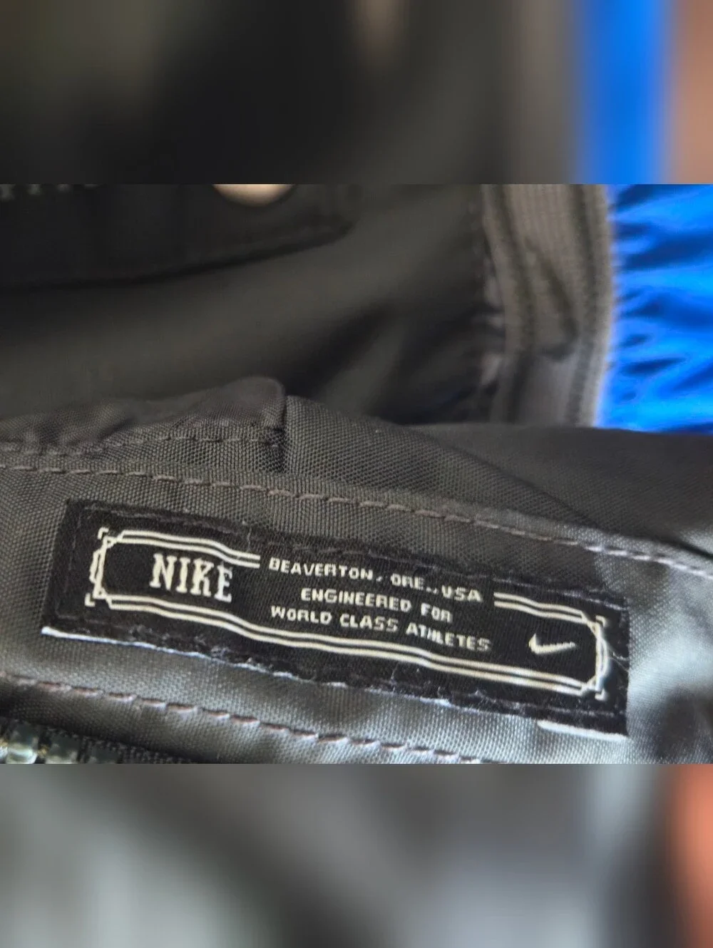 Nike Flight Men’s XXL 5K Waterproof Hooded Ski Snow Jacket Colorblock Gray Blue